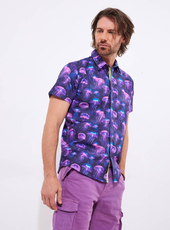 JOE BROWNS Vibrant Jellyfish Print Shirt M